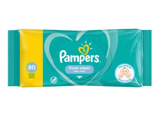 Servetele umede Baby Pampers Fresh Clean 80buc
